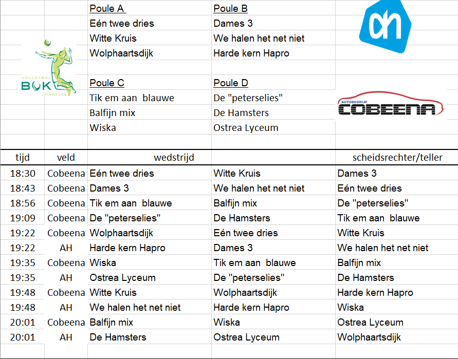 Gemengd recreatief eerste serie